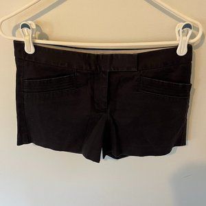 J. Crew Women's stretch shorts black size 2